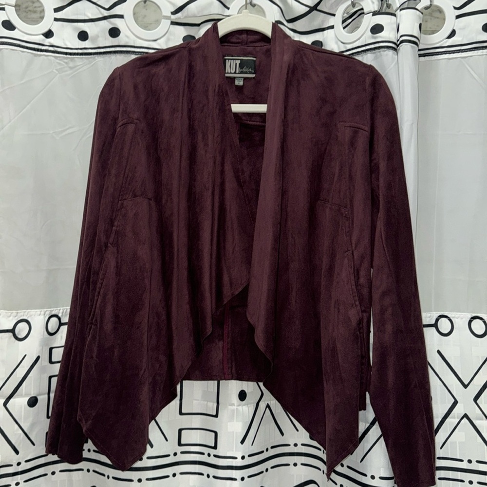 Kut from the Cloth Plum Open Blazer- Small